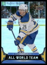 2025-26 Upper Deck All-World Team Rasmus Dahlin #AWT-8 card