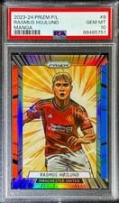 2023 Panini Prizm Premier League Manga Rasmus Hojlund #8 card