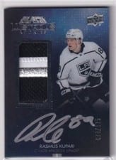 2021-22 SPx UD Black Lustrous Rookie Autograph Patch Rasmus Kupari #LRPA-RK card