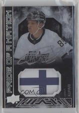 2023-24 SPx UD Black Pride of a Nation Autograph Patch Rasmus Kupari #PON-RK card