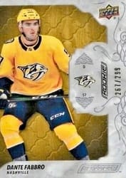 2019-20 Upper Deck Trilogy Base Set Rasmus Sandin #97 card