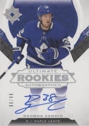 2019-20 Upper Deck Ultimate Collection Base Set Rasmus Sandin #191 card