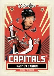 2025-26 O-Pee-Chee Base Retro Rasmus Sandin #205 card