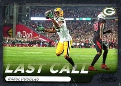 2022 Panini Absolute Last Call Rasul Douglas #LC-18 card