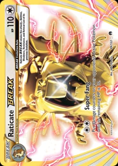 2016 BREAKpoint Raticate BREAK #89 card