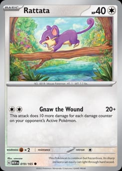 151 Rattata #19 card