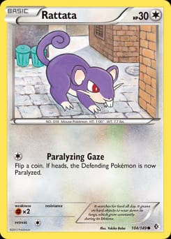 Boundaries Crossed Rattata #104 card