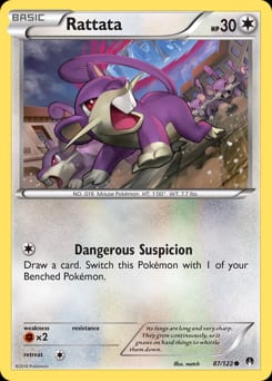 BREAKpoint Rattata #87 card