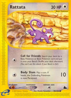 Skyridge Rattata #90 card
