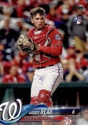 2018 Topps Base Set Raudy Read #136 card