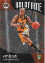 2020-21 Panini Mosaic HoloFame Ray Allen #12 card