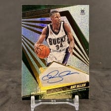 2021-22 Panini Revolution Autographs Ray Allen #AG-RAL card