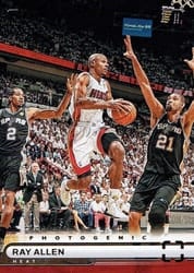 2022-23 Panini Photogenic Base Set Ray Allen #77 card