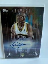 2025-26 Topps Midnight Dark Marks Signatures Ray Allen #DM-RA card