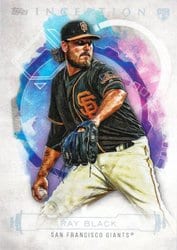 2019 Topps Inception Base Set Ray Black #73 card