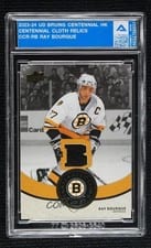 2023-24 Upper Deck Boston Bruins Centennial Centennial Cloth Relics Ray Bourque #CCR-RB card