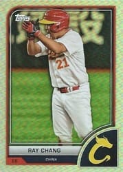 2023 Topps World Baseball Classic Base Set Ray Chang #53 card