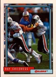1992 Topps Base Set Ray Childress #573 card