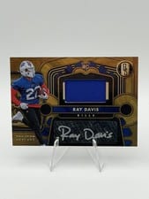 2024 Panini Gold Standard Rookie Jersey Autographs Ray Davis #240 card