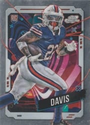 2024 Topps Chrome Cosmic Base Set Ray Davis #112 card