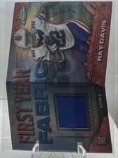 2024 Topps Chrome First Year Fabric Relics Ray Davis #FYF-RD card