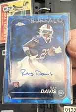 2024 Topps Chrome Sapphire Edition Rookies Autographs Sapphire Ray Davis #RA-RDA card