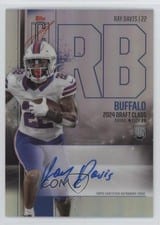2024 Topps Signature Class Rookie Class Chrome Autographs Ray Davis #RCV-RD card
