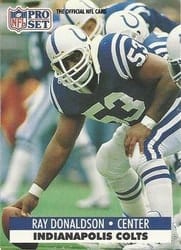 1991 Pro Set Base Set Ray Donaldson #176 card