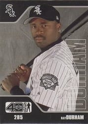2002 Upper Deck 40-Man Base Set Ray Durham #400 card