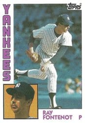 1984 Topps Base Set Ray Fontenot #19 card