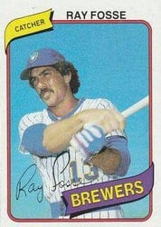1980 Topps Base Set Ray Fosse #327 card