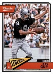 2018 Panini Classics Base Set Ray Guy #200 card