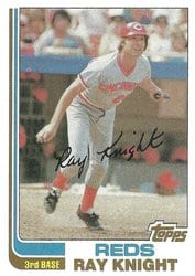 1982 Topps Base Set Ray Knight #525 card