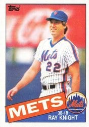 1985 Topps Base Set Ray Knight #590 card