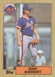 1987 Topps Base Set Ray Knight #488 card