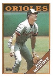 1988 Topps Base Set Ray Knight #124 card