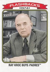 2023 Topps Heritage News Flashbacks Ray Kroc Buys Padres #NF-4 card