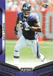 2019 Panini Playoff Base Set Ray Lewis #30 card
