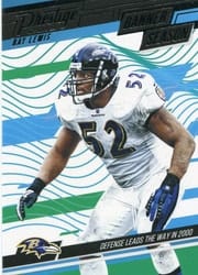 2019 Panini Prestige Banner Season Ray Lewis #BS-RL card