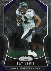 2019 Panini Prizm Base Set Ray Lewis #273 card