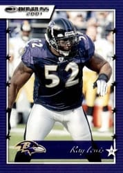 2021 Donruss Retro 2001 Ray Lewis #01-18 card