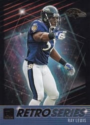2021 Donruss Retro Series Ray Lewis #RS2 card