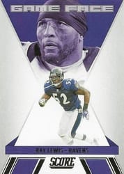 2021 Score Game Face Ray Lewis #GF6 card