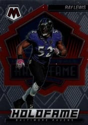 2022 Panini Mosaic HoloFame Ray Lewis #HF-6 card