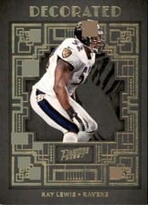 2022 Panini Prestige Decorated Ray Lewis #DE-21 card