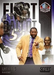 2022 Score First Ballot Ray Lewis #FB-RL card