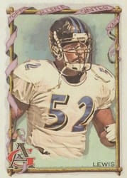 2023 Topps Composite Base Topps Allen & Ginter Set Ray Lewis #417 card