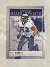 2024 Panini Encore Pinnacle Blue Prints Ray Lewis #13 card