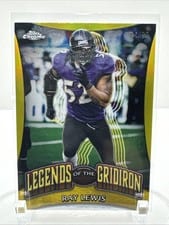 2024 Topps Chrome Legends of the Gridiron Ray Lewis #LOG-14 card