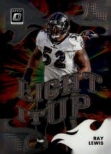 2025 Donruss Optic Light it Up Ray Lewis #17 card